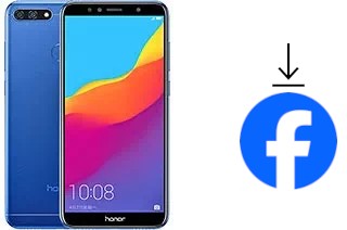 How to install Facebook on a Honor 7A