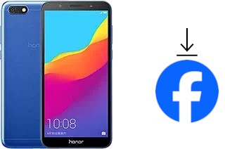 How to install Facebook on a Honor 7S