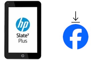 How to install Facebook on a HP Slate7 Plus