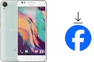 How to install Facebook on a HTC Desire 10 Lifestyle