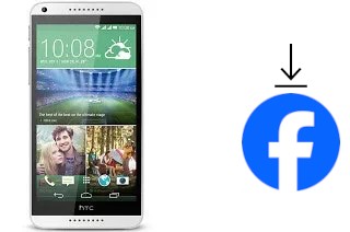 How to install Facebook on a HTC Desire 816G dual sim