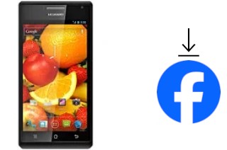 How to install Facebook on a Huawei Ascend P1s