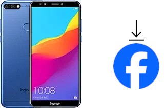 How to install Facebook on a Huawei Honor 7C