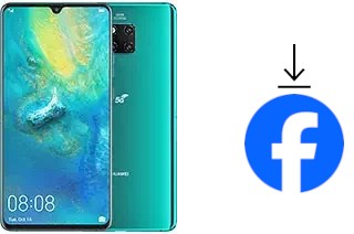 How to install Facebook on a Huawei Mate 20 X (5G)