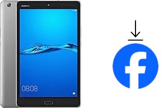 How to install Facebook on a Huawei MediaPad M3 Lite 8