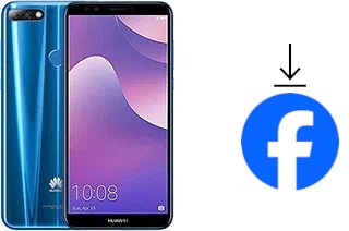 How to install Facebook on a Huawei Y7 Prime (2018)