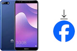 How to install Facebook on a Huawei Y7 Pro (2018)