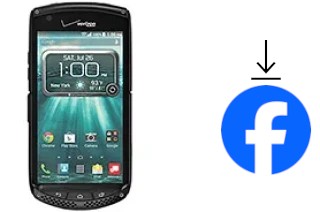 How to install Facebook on a Kyocera Brigadier