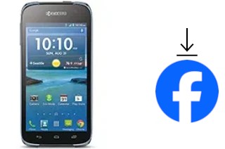 How to install Facebook on a Kyocera Hydro Life