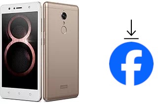 How to install Facebook on a Lenovo K8