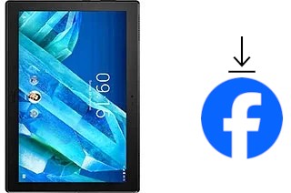 How to install Facebook on a Lenovo moto tab