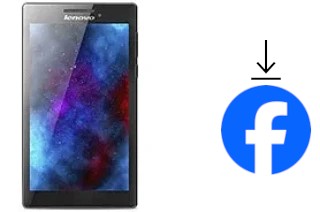 How to install Facebook on a Lenovo Tab 2 A7-30