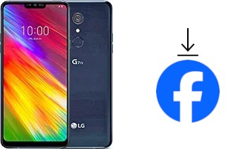 How to install Facebook on a LG G7 Fit