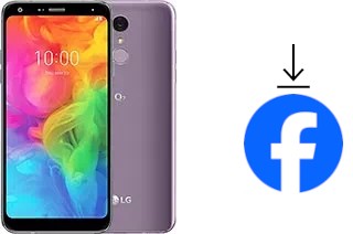 How to install Facebook on a LG Q7