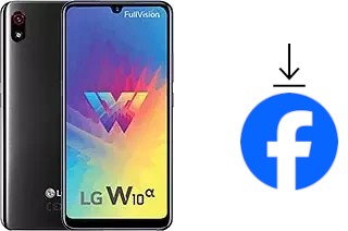 How to install Facebook on a LG W10 Alpha