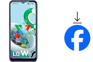 How to install Facebook on a LG W31+