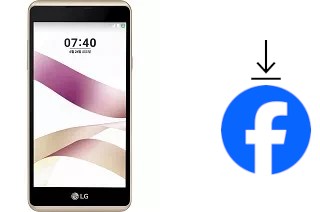 How to install Facebook on a LG X Skin