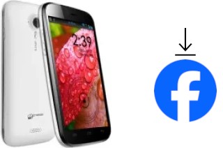 How to install Facebook on a Micromax A116 Canvas HD