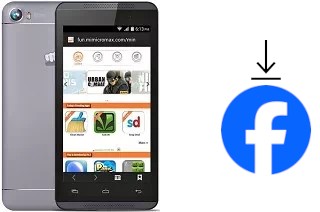 How to install Facebook on a Micromax Canvas Fire 4 A107