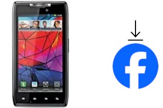 How to install Facebook on a Motorola RAZR XT910