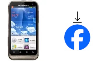 How to install Facebook on a Motorola DEFY XT