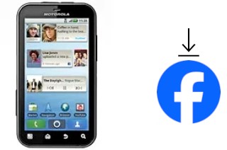 How to install Facebook on a Motorola DEFY