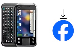 How to install Facebook on a Motorola FLIPSIDE MB508