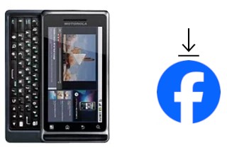 How to install Facebook on a Motorola MILESTONE 2