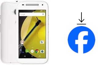 How to install Facebook on a Motorola Moto E Dual SIM (2nd gen)