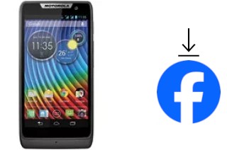 How to install Facebook on a Motorola RAZR D3 XT919