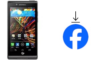 How to install Facebook on a Motorola RAZR V XT889