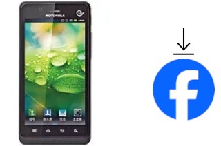 How to install Facebook on a Motorola XT928