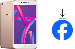 How to install Facebook on an Oppo A71 (2018)