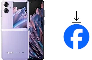 How to install Facebook on an Oppo Find N2 Flip