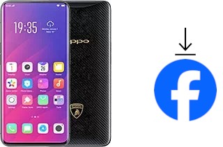 How to install Facebook on an Oppo Find X Lamborghini Edition