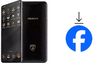 How to install Facebook on an Oppo Find X Lamborghini