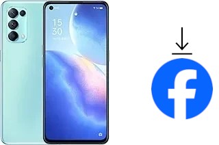 How to install Facebook on an Oppo Reno5 K