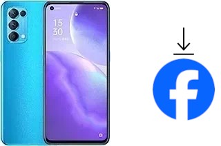 How to install Facebook on an Oppo Reno5 5G