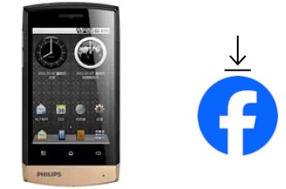 How to install Facebook on a Philips D822