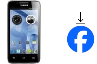 How to install Facebook on a Philips D833