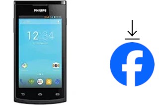 How to install Facebook on a Philips S308