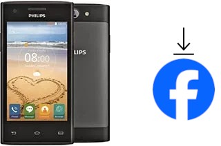 How to install Facebook on a Philips S309