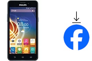 How to install Facebook on a Philips V526