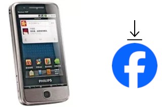 How to install Facebook on a Philips V726