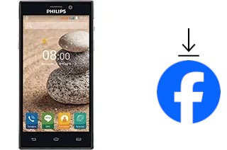 How to install Facebook on a Philips V787