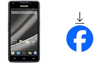 How to install Facebook on a Philips W6610