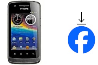 How to install Facebook on a Philips W820