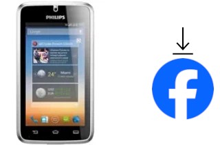 How to install Facebook on a Philips W8500