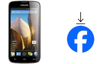 How to install Facebook on a Philips W8560