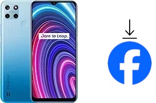 How to install Facebook on a Realme C25Y